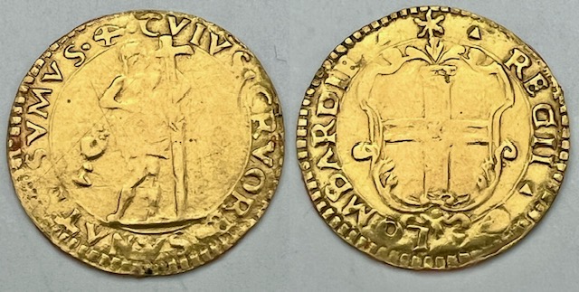 Reggio Emilia, Ercole II d'Este 1534-1559, Scudo d'Oro BB